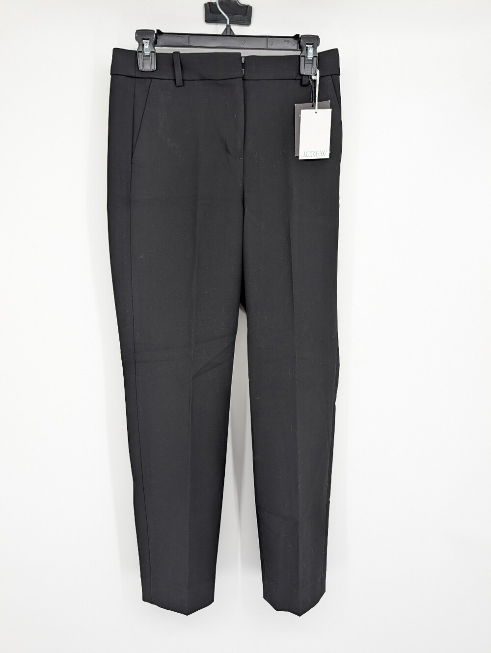 J Crew New Cameron pant in four-season stretch CC435 Size 00 NWT Black - Picture 4 of 6